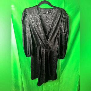 River Island Mini Black Animal Print dress size 10